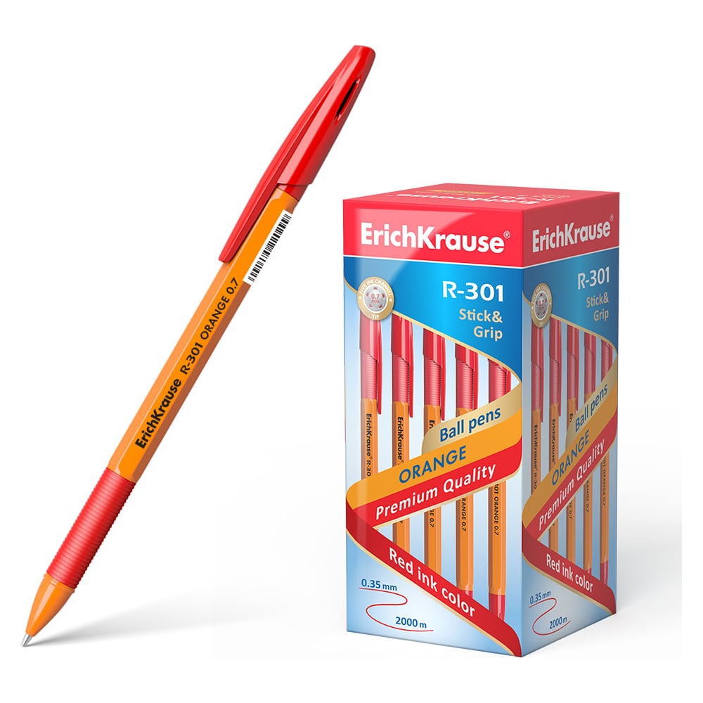 Шариковая ручка ErichKrause ручка шариковая kaweco skyline sport 1 0 мм корпус оранжевый