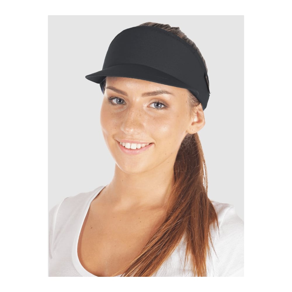 Изображение товара Козырек Спецобъединение ЛЮКС черный регулируемый унисекс