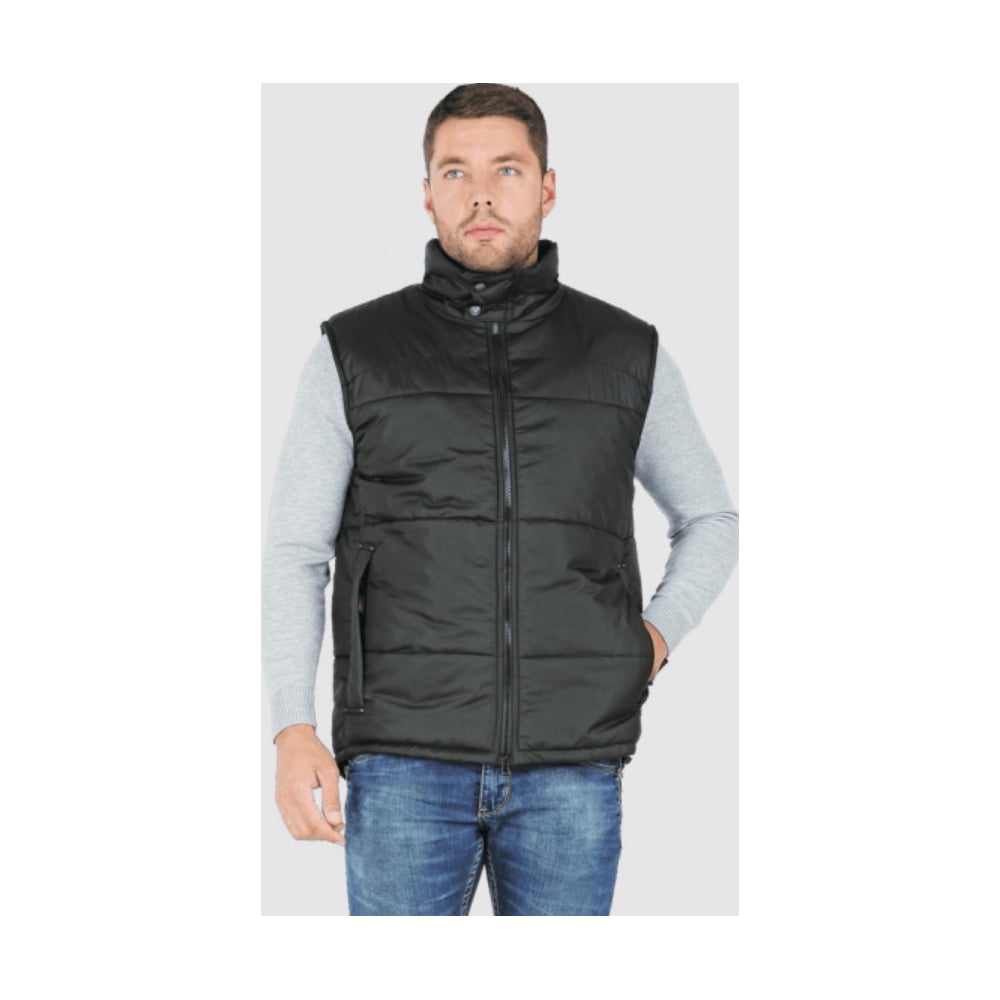 Изображение товара Зимний женский жилет ГК Спецобъединение САТУРН черный 144-148 универсальный утепленный