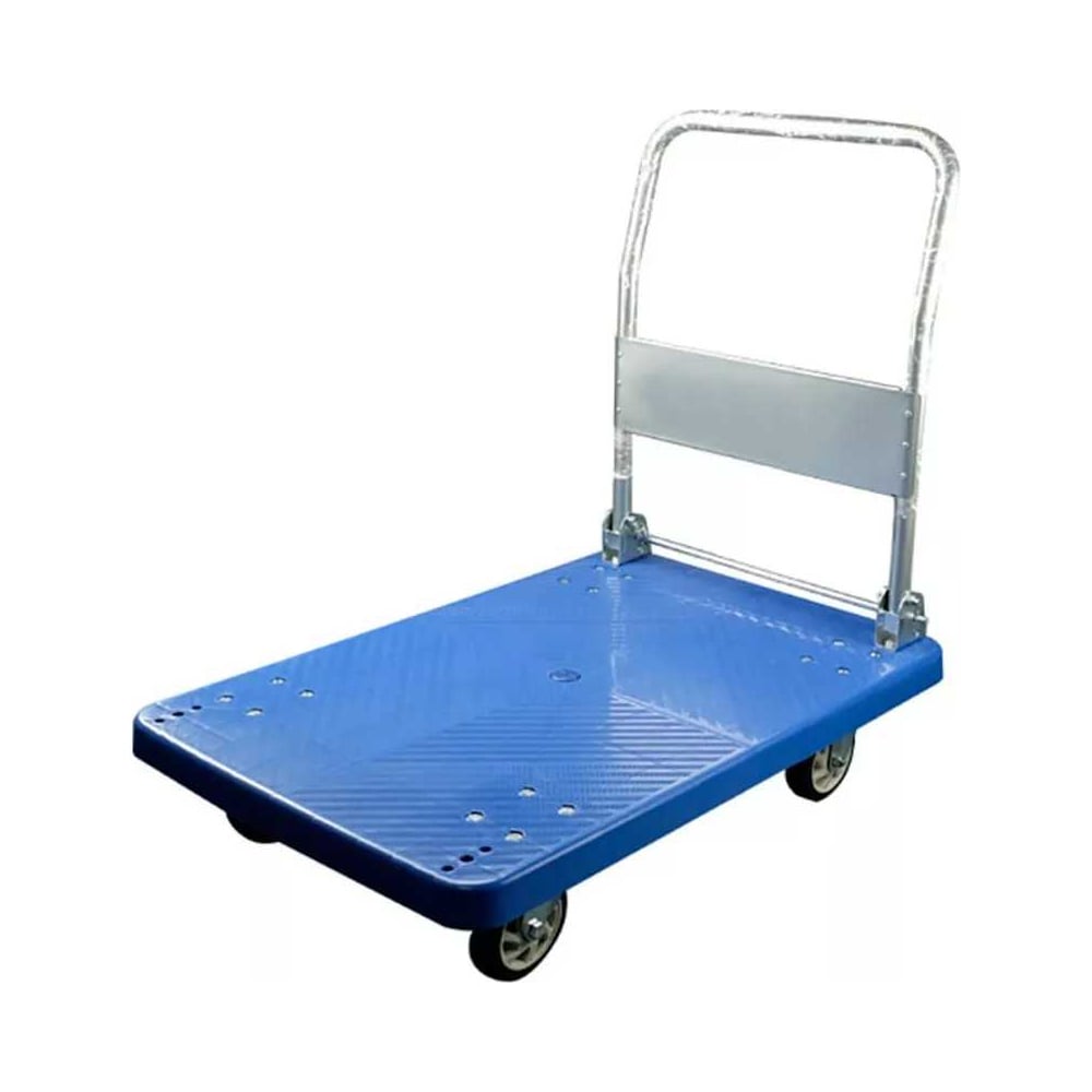 Изображение товара Пластиковая платформенная тележка TOR PH250P 250 кг 800x500 мм с колесами 125 мм