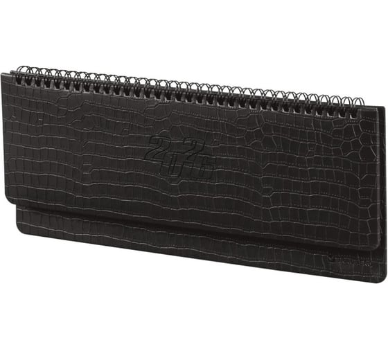 Изображение товара Планинг датированный 2026 BRAUBERG 305x140мм, Comodo, под кожу, черный, 117223