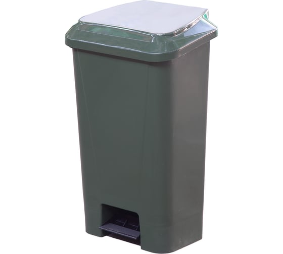 Изображение товара Полимерный бак для мусора Gigant 60л с педалью и пакетодержателем TAG-01 38393