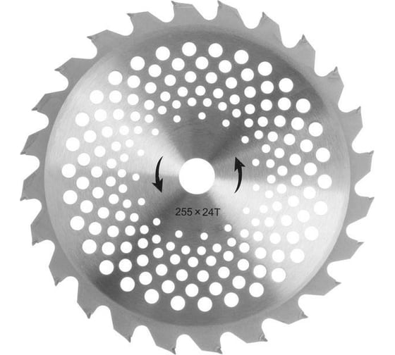 Изображение товара Нож (255х25.4 мм; 24 зуба) для триммера ТУНДРА 5089931