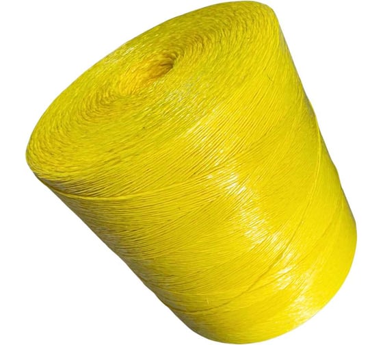 Изображение товара Шпагат для подвязки растений ООО Оптхозторг 6600 м желтый 800 тэкс. Шпагат полипропиленовый 50256600