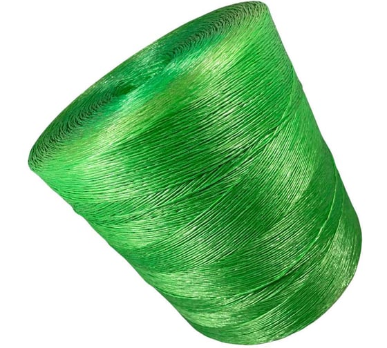 Изображение товара Шпагат для подвязки растений ООО Оптхозторг 6600 м зеленый 800 тэкс. Шпагат полипропиленовый 50266600