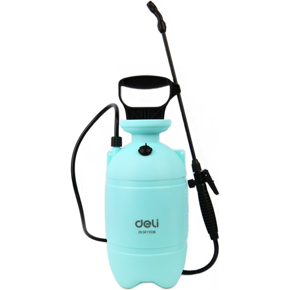 Изображение товара Опрыскиватель садовый Deli 3л помповый DL581103B регулируемый разбрызгиватель
