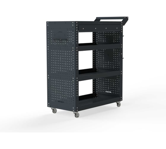 Изображение товара Тележка инструментальная ООО Металекс Metalex Тип 2А, 800x400x950, 4 полки, серый, 118774