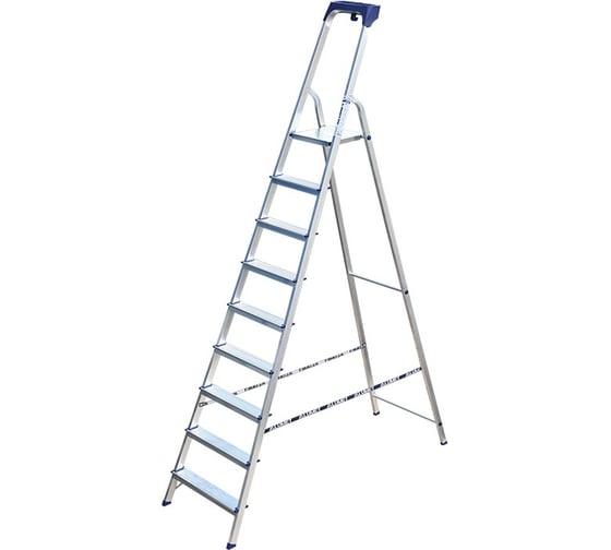 Изображение товара Стремянка алюминиевая с пластиковым органайзером Алюмет 9 ст., арт AM709AK011