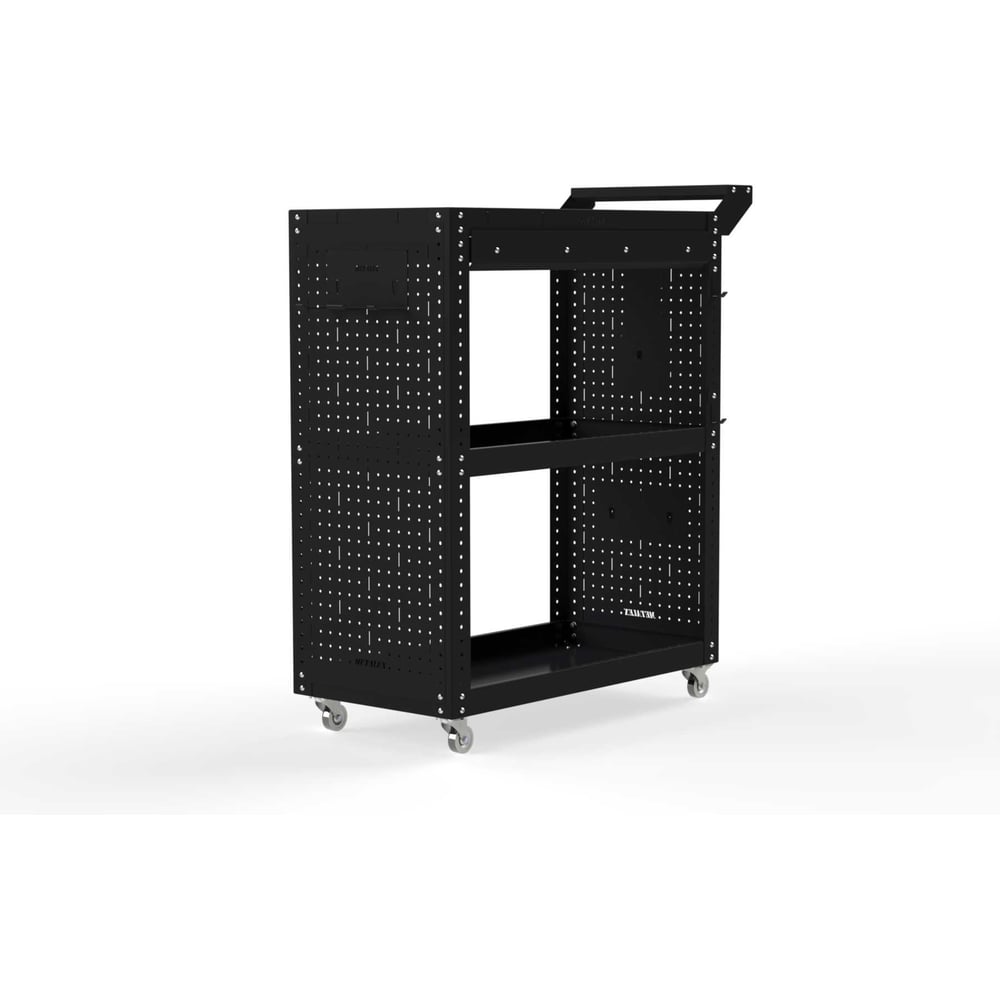Изображение товара Тележка инструментальная Металекс Тип 2А 800x450x950 черная 3 полки