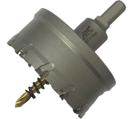 Изображение товара Коронка твердосплавная по металлу SKYWER 75 мм SK-CTPM75