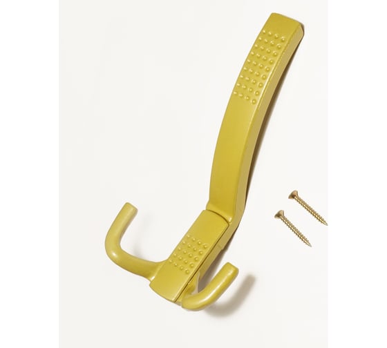 Изображение товара Крючок-вешалка со скрытым креплением Трибатрон КВС-3 золотой металлик 88017