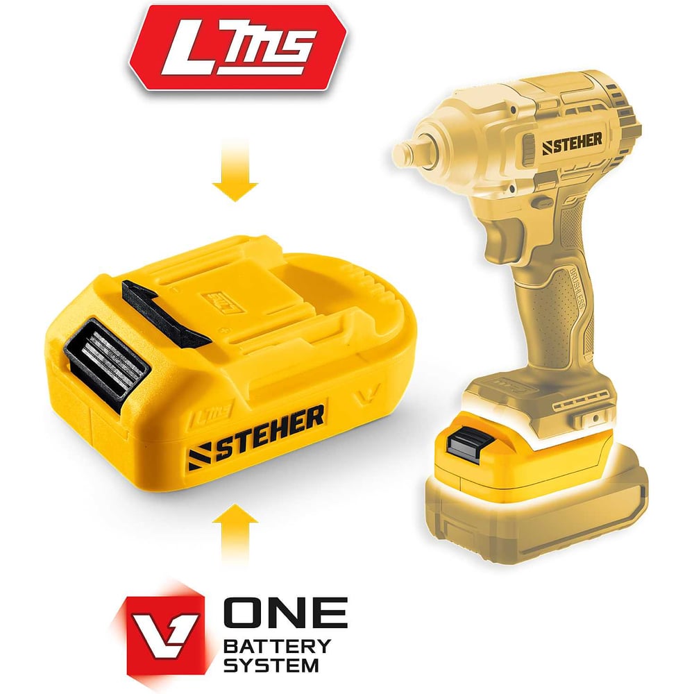 Изображение товара Адаптер для АКБ STEHER V1 20 В для инструмента LMS V1-LMS