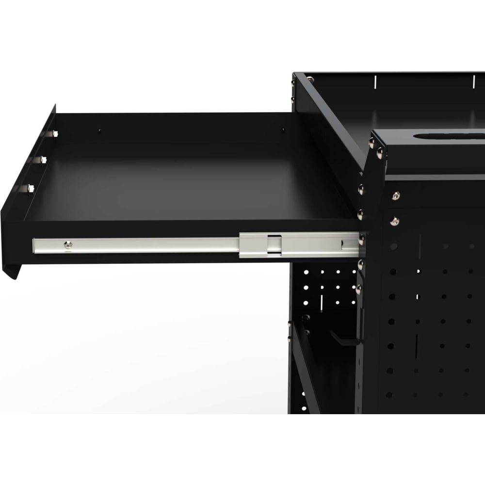 Изображение товара Тележка инструментальная Металекс 2А 900x400x950 мм с 4 полками черная