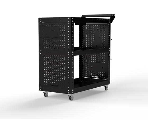 Изображение товара Тележка инструментальная ООО Металекс Metalex Тип 2А, 900x450x800, 3 полки, черный, 118754