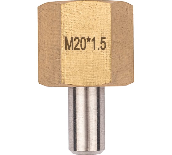 Изображение товара Ниппель приварной BD с накидной гайкой М20x1,5 латунь 1281290001