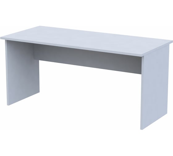Изображение товара Стол письменный ОФИСМАГ Арго ш1600Хг730Хв760 мм, серый, А-004, ш/к35690 641265