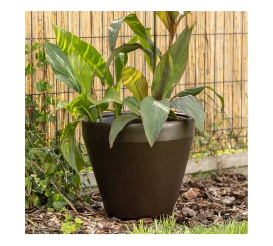 Изображение товара Кашпо ФлораПласт LIMA d46, h41 см, 50л терра 0 73030