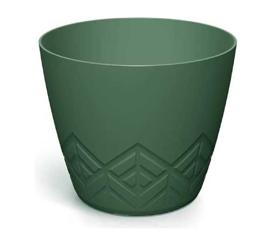 Изображение товара Кашпо ФлораПласт Areco пластик, d20 см, h17 см, 3.9л зеленый 0 72386