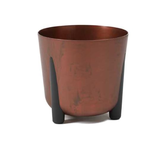 Изображение товара Кашпо на ножках Scheurich FRIDA d34; h32см 19.4л медный 073486