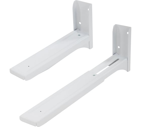 Изображение товара Кронштейн-крепление для СВЧ Cromex нагрузка до 35 кг, K-112, регулировка до 42 см, белый 457879
