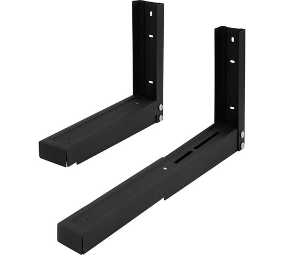 Изображение товара Кронштейн-крепление для СВЧ Cromex нагрузка до 40 кг, K-113, регулировка до 53 см, черный  457880