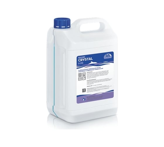 Изображение товара Средство для мытья стекол и зеркал DOLPHIN Crystal 5л 700035