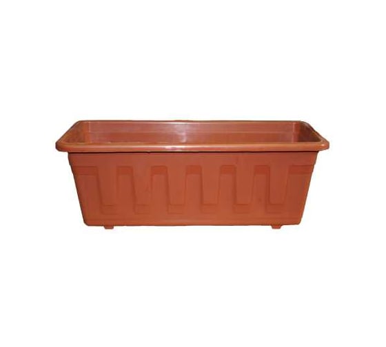 Изображение товара Кашпо пластик Scheurich балкон Стандарт d60x17см h15см 8.20л терра 002696 2496