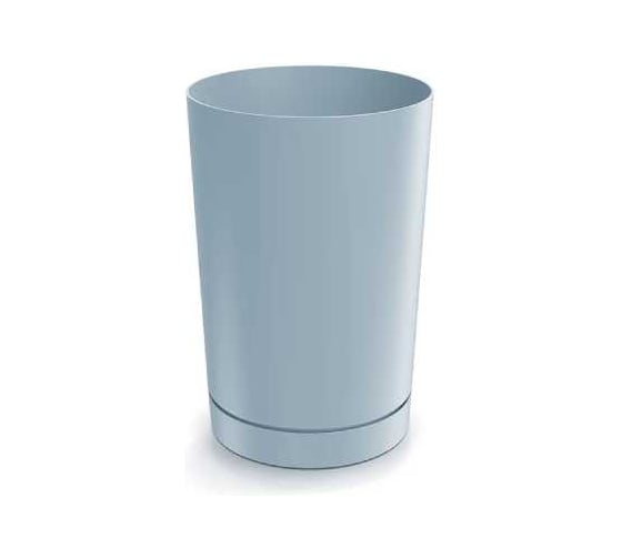 Изображение товара Кашпо с прикрепленным поддоном Scheurich Tubo слим d30см h45см 24.5л светло серый 073107