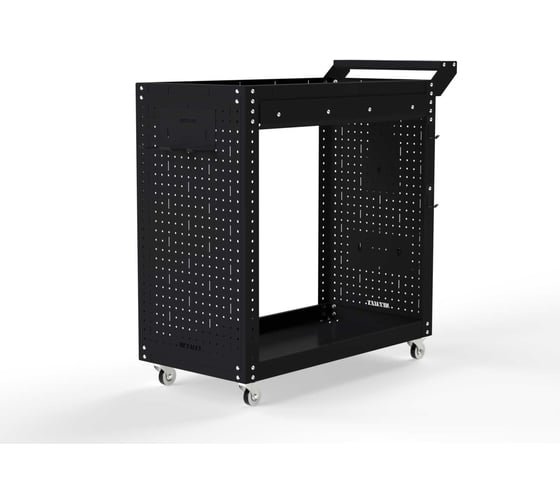Изображение товара Тележка инструментальная ООО Металекс Тип 2А 700x400x800 2-е полки (черный) 118699
