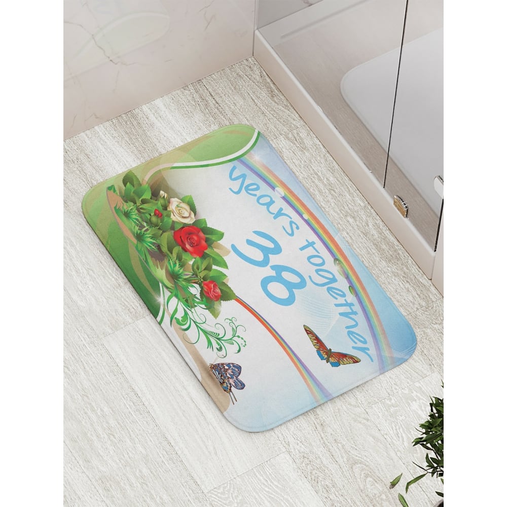 Противоскользящий коврик для ванной, сауны, бассейна JOYARTY - bath_7763