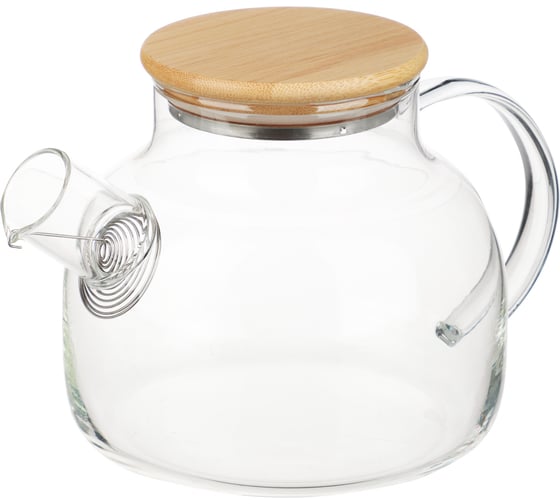 Изображение товара Чайник заварочный VETTA 1000мл, с металлическим фильтром, стекло 850-227