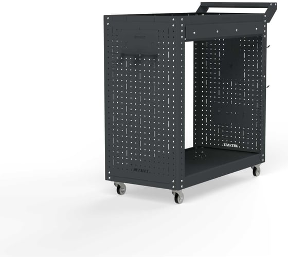 Изображение товара Тележка инструментальная ООО Металекс Тип 2А 800x350x800 2-е полки (серый) 118690