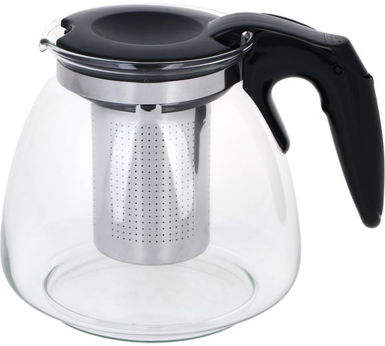 Изображение товара Чайник заварочный VETTA 1100мл, ситечко из нерж.стали, стекло, полипропилен 850-972