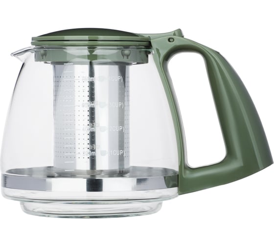 Изображение товара Чайник заварочный VETTA 750мл, ситечко из нержавеющей стали, стекло, полипропилен 850-141