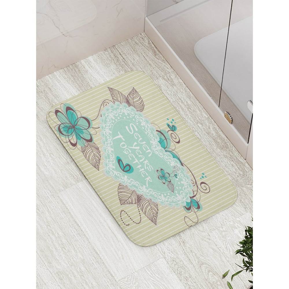 Противоскользящий коврик для ванной, сауны, бассейна JOYARTY - bath_7815