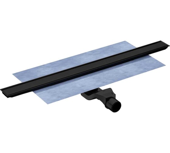 Изображение товара Душевой трап VitrA Eco-Flow, 80 см, горизонтальный сифон, матовый черный 59980584000