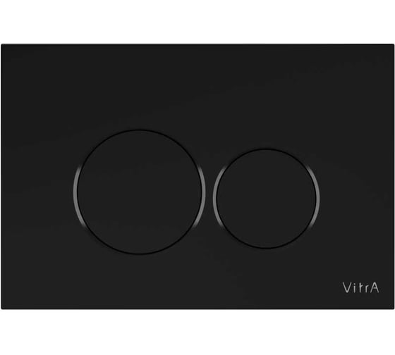 Изображение товара Панель смыва Vitra Origin глянцевый черный 740-2450