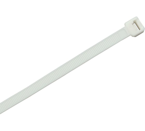 Изображение товара Хомут-стяжка для кабеля IEK ITK 3,6х350 мм, нейлон, белый, 100 шт. HKW-W36-L350
