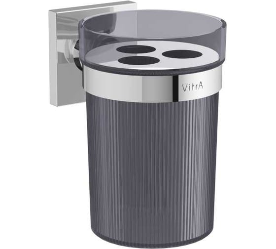 Изображение товара Стаканчик для зубных щеток Vitra Root  хром A44806