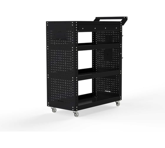 Изображение товара Тележка инструментальная ООО Металекс Тип 2А 700x450x950 4 полки (черный) 118782