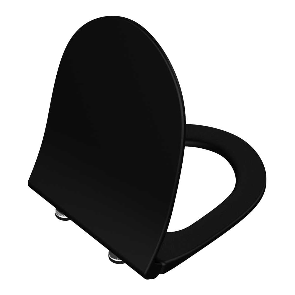 Изображение товара Тонкое дюропластовое сиденье Vitra Sento микролифт матовый черный