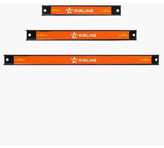 Изображение товара Держатели магнитные Airline для инструмента, набор, 3пр., L=200, 300, 450мм ATMP253