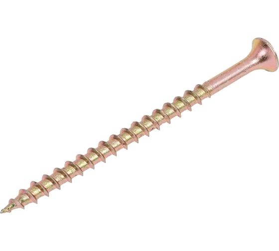 Изображение товара Саморез по дереву ООО Иж-Тандем 4,2x70мм, крупная резьба, желтый цинк, 1кг 155472