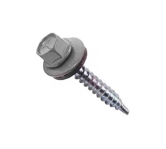 Изображение товара Саморез кровельный ООО Иж-Тандем 5,5x19мм, (RAL 7004 сигнальный серый), с шестигранной головкой 250шт 135034