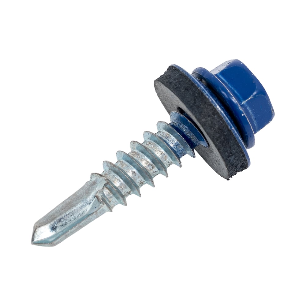 Изображение товара Саморез кровельный 5,5x25мм Иж-Тандем RAL 5002 шесто-головка