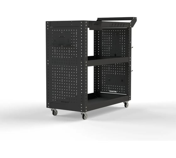 Изображение товара Тележка инструментальная ООО Металекс Тип 2А 800x350x800 3 полки (серый) 118734