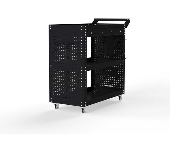 Изображение товара Тележка инструментальная ООО Металекс Тип 2А 800x400x800 3 полки (черный) 118750
