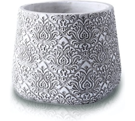Изображение товара Кашпо Scheurich керамика Etno d15см h13см серый 0 62635