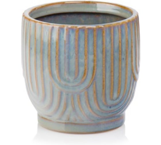 Изображение товара Кашпо Scheurich керамика Vintage d14см h13см коричево голубой 0 71605