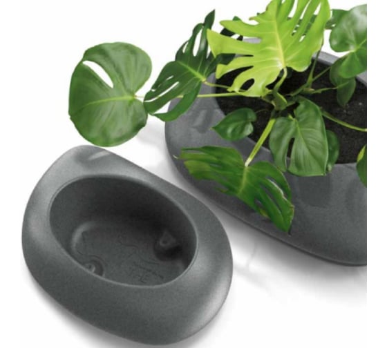 Изображение товара Кашпо Scheurich Yeke d50*40cm h24см 8л графит 0 72814